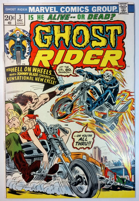 Ghost Rider #3 (7.0, 1973) Debut of new power