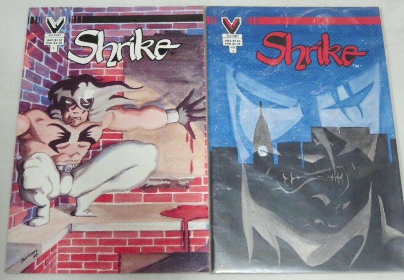 SHRIKE (1987 VI) 1-2 INDIE URBAN ADVENTURE;NICE TRY!