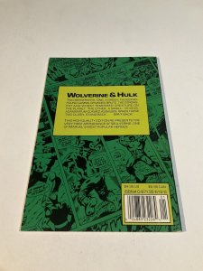 Wolverine Battles The Incredible Hulk 1 Nm- Near Mint- Marvel Comics