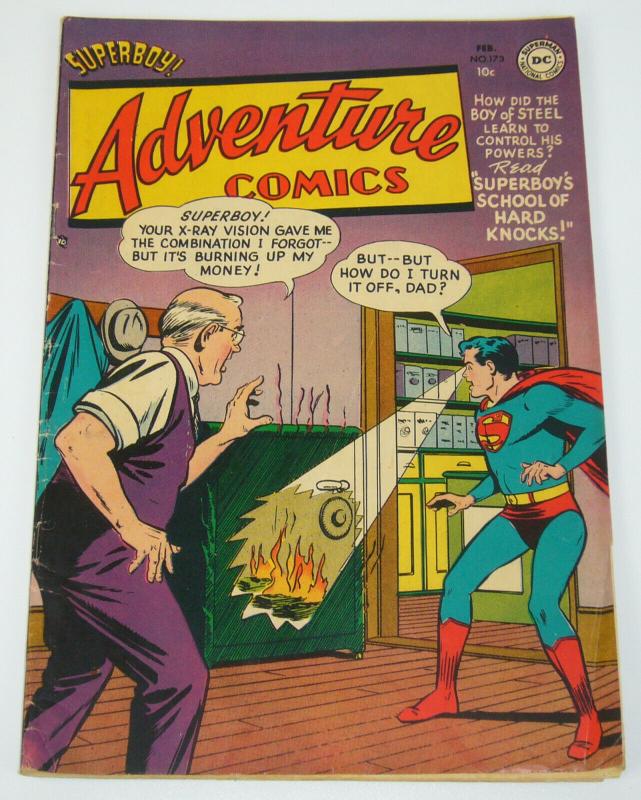 Adventure Comics #173 FN- february 1952 - superboy - golden age dc comics 