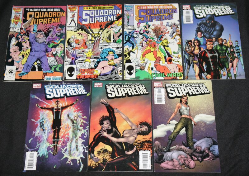 Marvel Copper-Modern SQUADRON SUPRME 14pc Count Mid-High Grade Comic Lot VF-NM