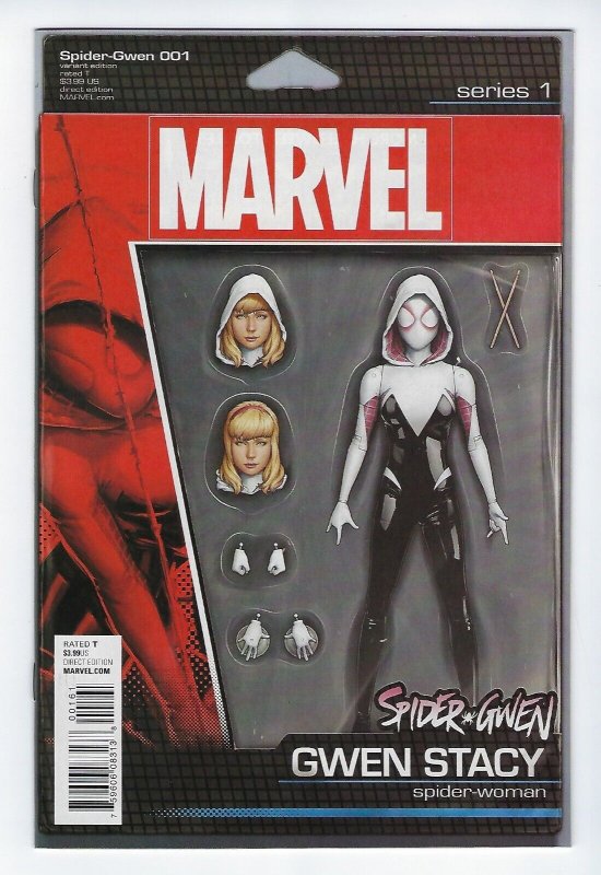 Spider-Gwen Vol 2 #1 (2015) NM | JTC Action Figure Variant | Marvel Comics