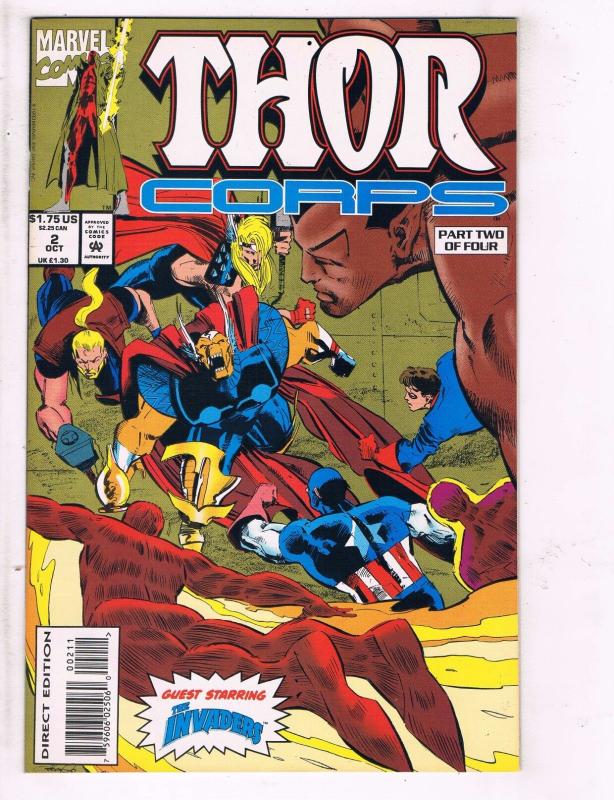 Lot Of 4 Thor Marvel Comic Book # 1 2 3 4 Super Heroes TW33