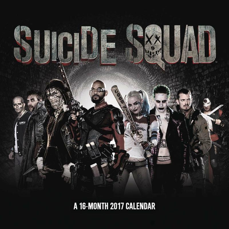 Suicide Squad Movie 2017 Wall Calendar - New/Sealed!