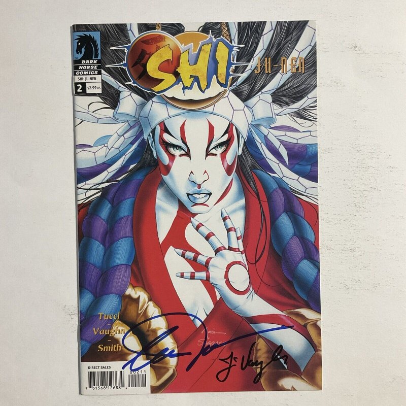 Shi Ju-Jen 2 2004 Signed by Billy Tucci & Vaughn Dark Horse NM near mint