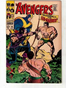 The Avengers #40 (1967) FN+ Avengers vs Sub-Mariner Wow! Hercules! UTAH CERTIF