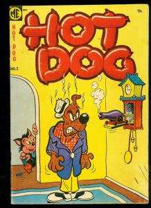 Hot Dog Comics #2 1947- ME- Funny Animals Golden Age- VG+