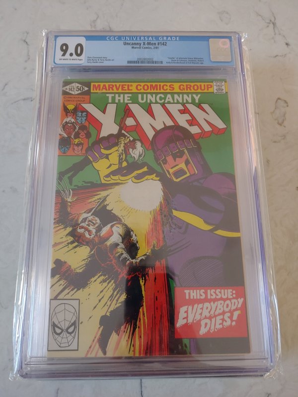 X-MEN #142 CGC 9.0 DAYS OF FUTURE PAST