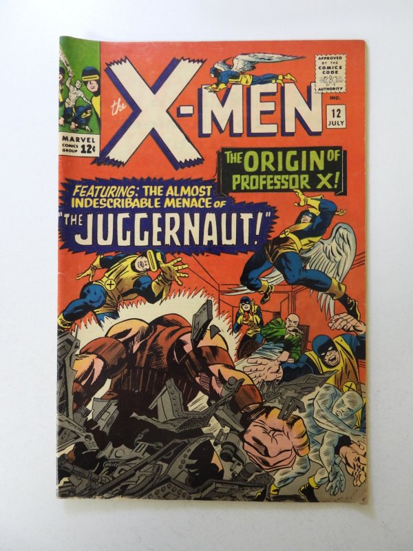 The X-Men #12 (1965) 1st appearance of Juggernaut VG/FN moisture stains