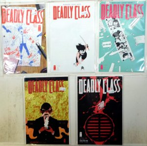 Deadly Class Lot of 5 #9, 15, 16, 17, 21 (2015) Image Comics 1st Print
