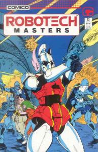 Robotech Masters #22 VF ; COMICO | Mike Baron Penultimate Issue