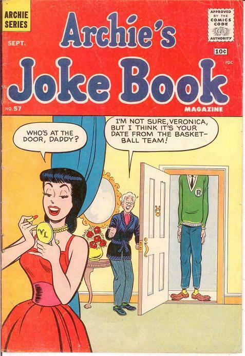 ARCHIES JOKE BOOK (1954-1982)57 VG Sept. 1961 COMICS BOOK