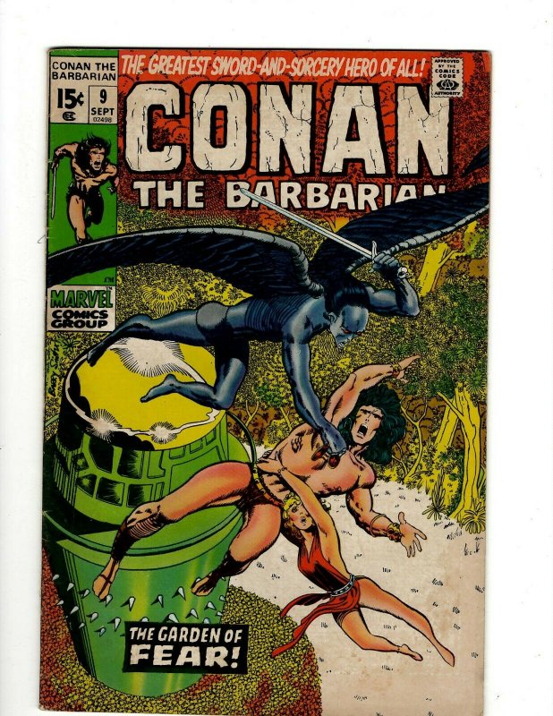 Conan The Barbarian # 9 VF Marvel Comic Book Barry Smith Kull King Sword NP16