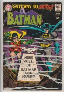 Batman #202 (Jun-68) FN/VF Mid-High-Grade Batman, Robin the Boy Wonder