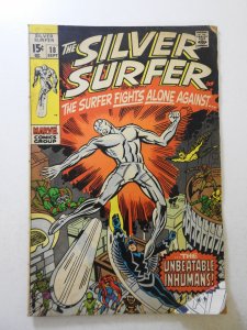The Silver Surfer #18 (1970) GD/VG Condition moisture stain, small tape pull fc