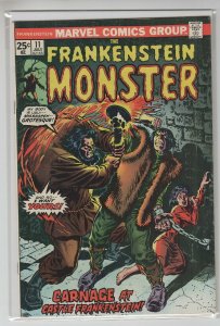 FRANKENSTEIN (1973 MARVEL) #11 FN/VF A15011