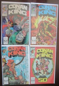 King Conan comic lot from:#1-50 44 different avg 8.0 VF (1980-89)