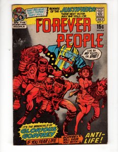 The Forever People #3 (1971) 1st GLORIOUS GODFREY jack Kirby / ID#231