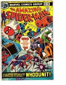Amazing Spider-Man # 155 FN Marvel Comic Book Bronze Age Stan Lee Goblin J267