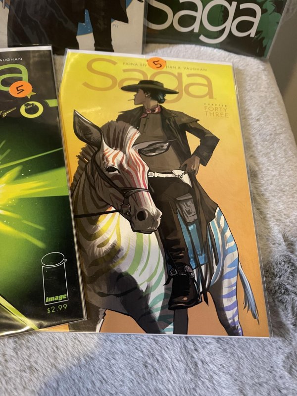 SAGA lot of 5 books