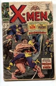 X-MEN #38 comic book 1967-MARVEL COMICS-ORIGIN OF X-MEN