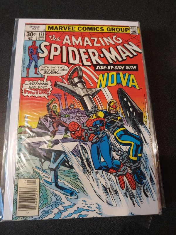 Amazing Spider-Man 171 (Marvel 1977) Nova Crossover