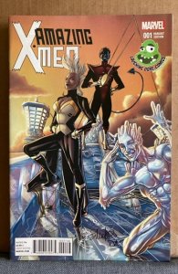 Amazing X-Men #1 Salvador Larroca Variant Laughing Ogre Comics Exclusive (2014)