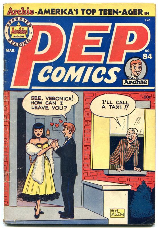 Pep Comics #84 1951- Archie- Suzie- Katy Keene Bill Woggon VG