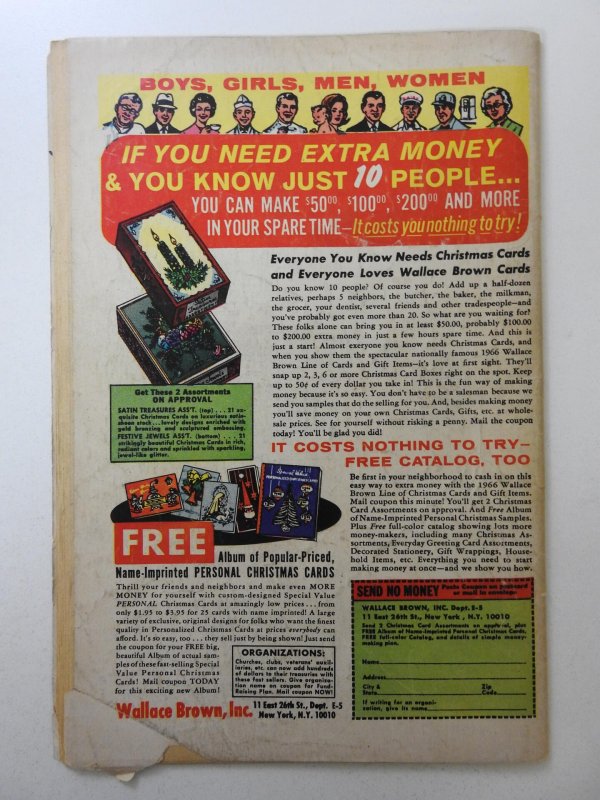 Unknown Worlds #50  (1966) Lincoln Lives Again! Solid GVG Condition!