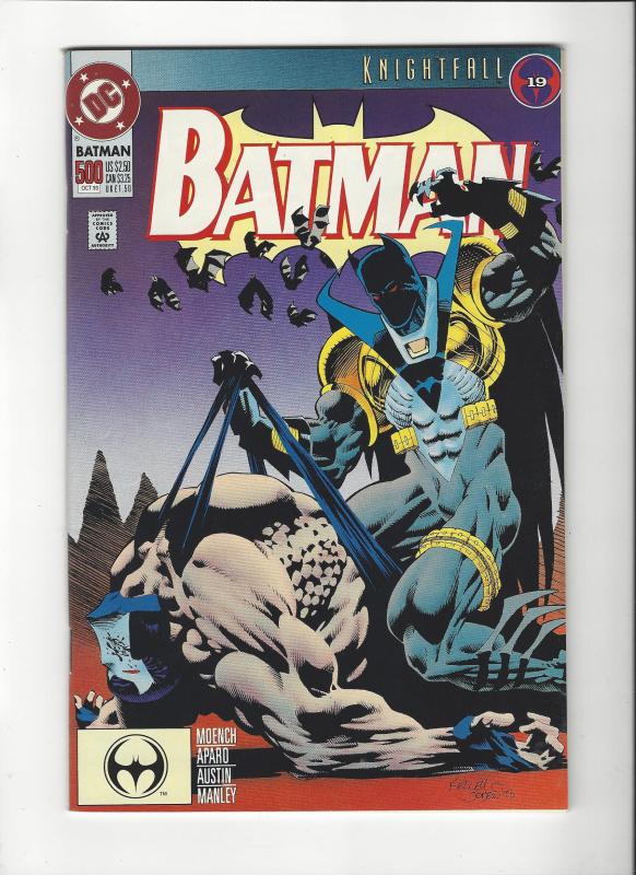 Batman #500 Knightfall Pt 19 !st New Batman   NM