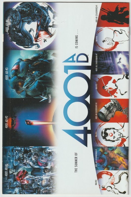 A&A: Archer & Armstrong #1 (Mar 2016, Valiant), NM+ condition (9.6), 2nd print