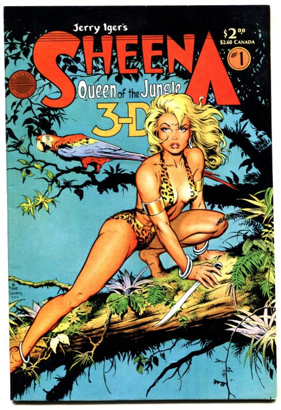 Sheena Queen of The Jungle 3-D #1  1985 - Blackthorn  -VF/NM - Comic Book