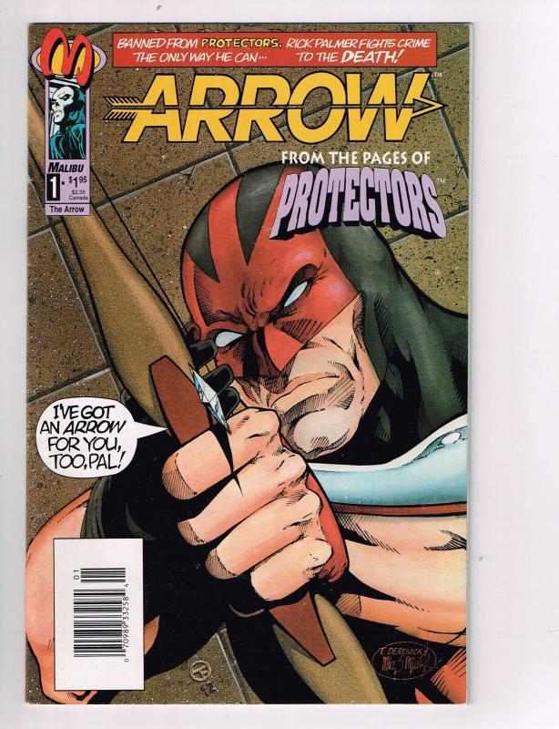 Arrow (1992 Malibu) #1 Comic Book  Protectors Man of War One-Shot HH2