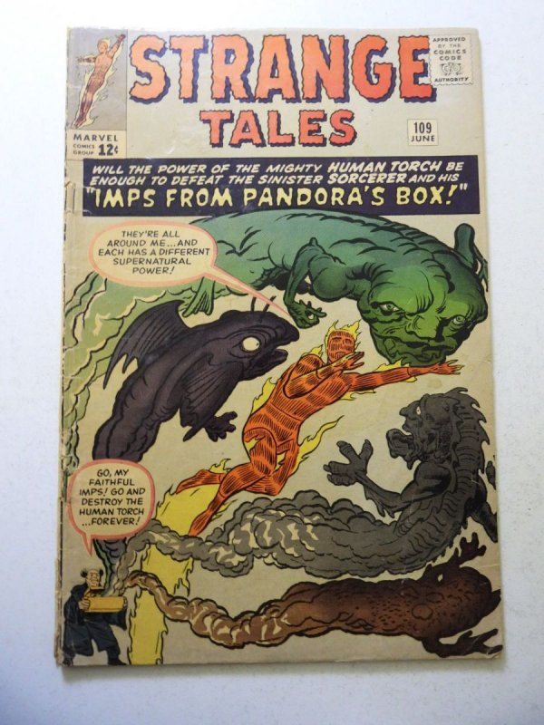 Strange Tales #109 (1963) GD/VG Condition moisture stains