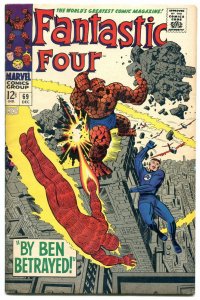 FANTASTIC FOUR #69 1967-JACK KIRBY ART ---MARVEL COMICS VF-