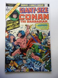 Giant-Size Conan #5 (1975) FN+ Condition