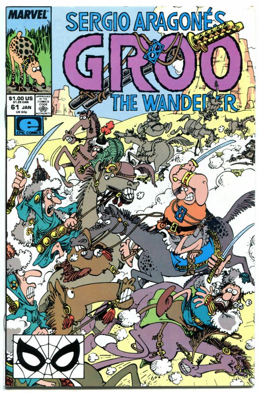 GROO #61, NM, Sergio Aragones, Conan parody, Sword, 1985, more in store