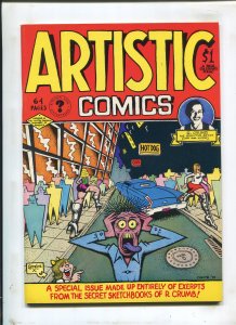 Artistic Comics #1 - 2nd Print $1 Cover / Low Print Run 7.5 (1973)