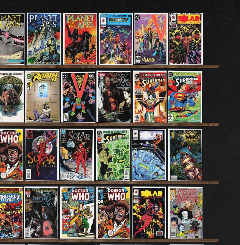 Huge Lot 150+ Comics with Silver Surfer, Shadowman & More!