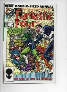 FANTASTIC FOUR #19 Annual, VF/NM, Avengers, Byrne, 1961 1985, Marvel