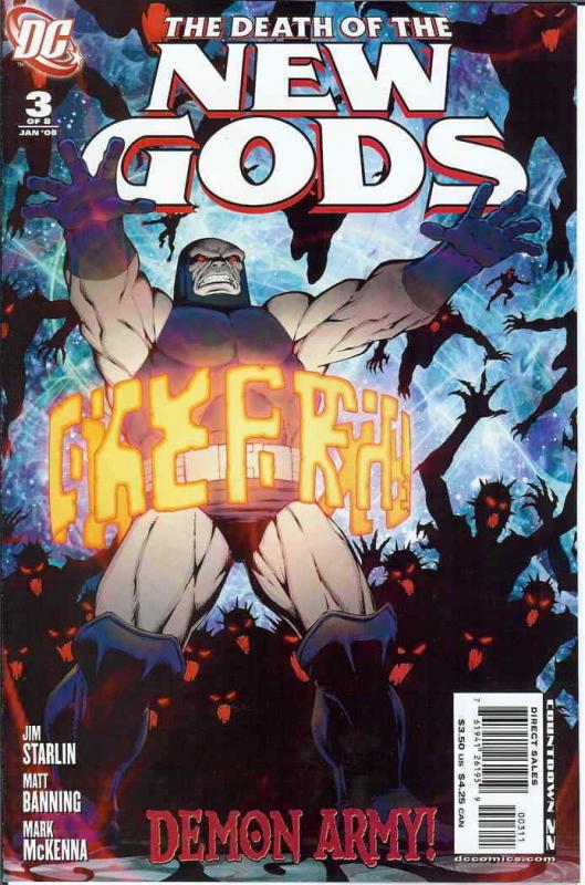 Death of the New Gods #3 VF/NM; DC | save on shipping - details inside