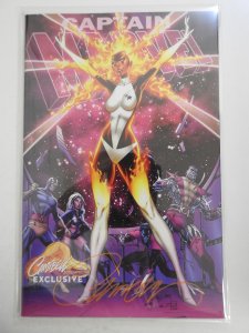 Captain Marvel #1 Campbell Cover D (2019) Signed Campbell! NM or Better!!