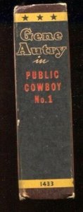 Gene Autry Public Cowboy #1 1938-Whitman-photo illustrated from film of same ...