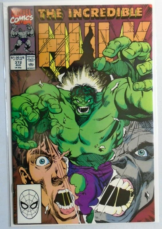 Incredible Hulk (1st Series) #372, Direct Edition 8.5/VF+ (1990)