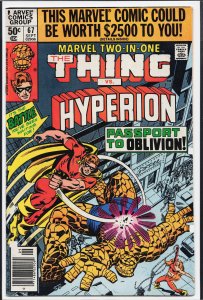 Marvel Two-in-One #67 (1980) Hyperion
