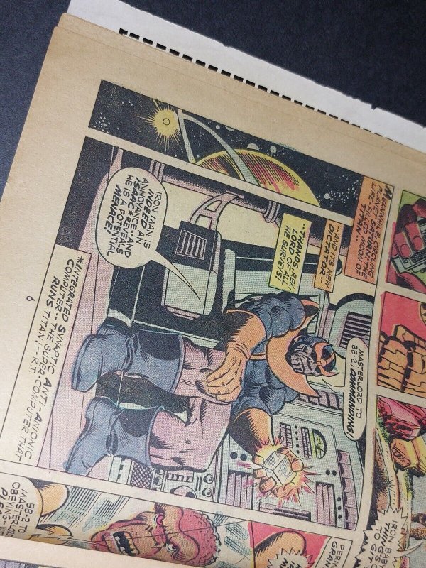 1973 Marvel Feature 12  G-VG Jim Starlin Thanos Thing Iron Man