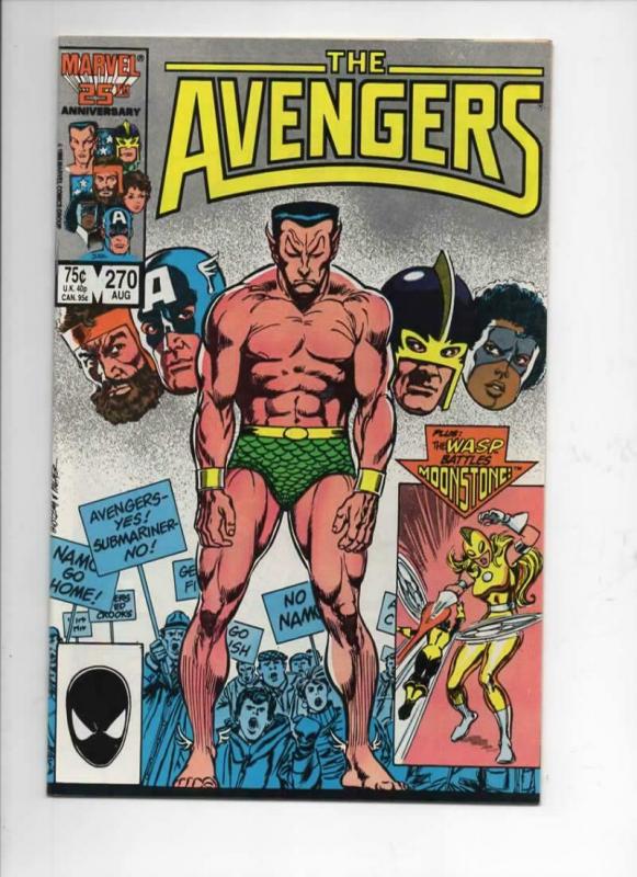 AVENGERS #270, NM-, Sub-Mariner, Captain, 1963 1986, more Marvel in store