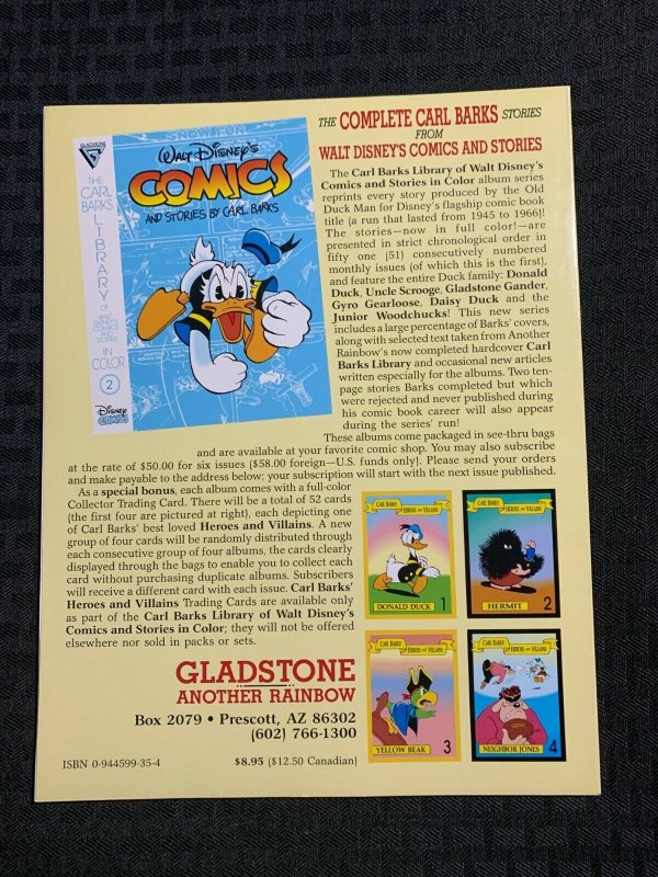 CARL BARKS LIBRARY Walt Disney's Comics & Stories #1 VF- 7.5 / Fisherman