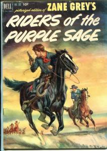 Riders of The Purple Sage-Four Color Comics #372 1952-Dell-Zane Grey-VG