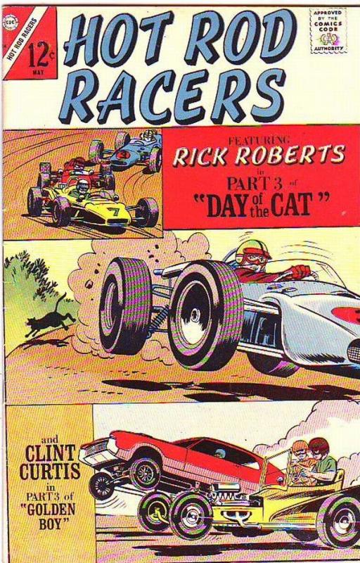 Hot Rod Racers #14 (May-67) VF High-Grade Rick Roberts, Clint Curtis